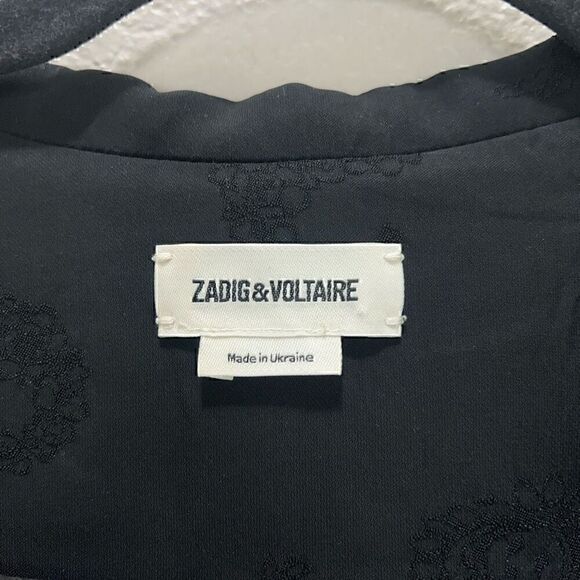 $491 Zadig & Voltaire Blazer Womens XS French Office Siren Reputation Swiftie - Picture 14 of 16